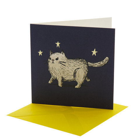 Billy the Cat Blank Card
